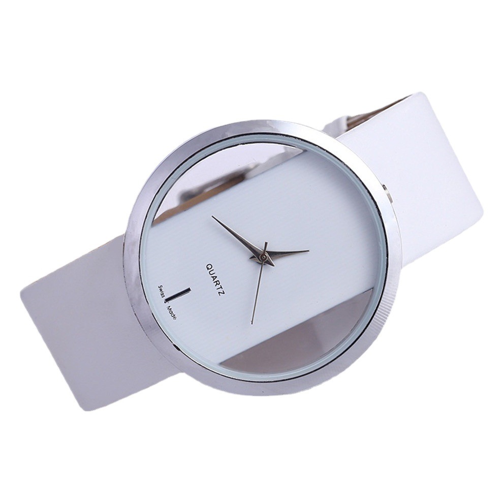 Deseo Amazon Venta caliente nuevo reloj hueco transparente personalidad de las mujeres correa de cuarzo reloj de las mujeres en stock image 1
