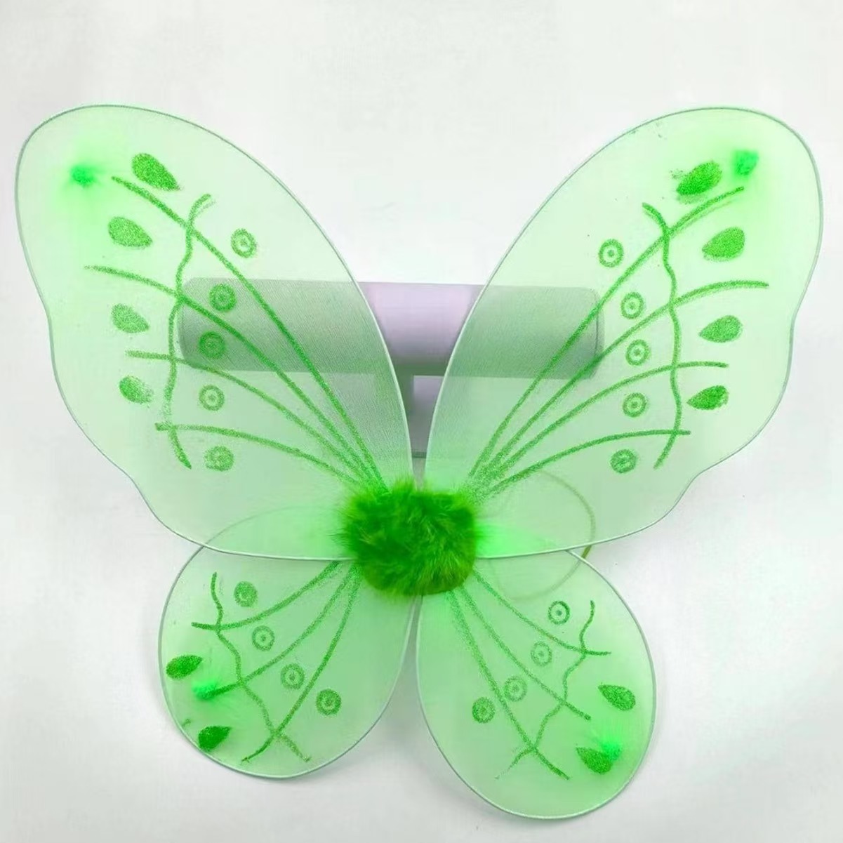 foldable angel wings with butterfly