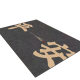 Festive entrance high-grade red entrance floor mat simple entrance mat door carpet dirt-resistant and easy to take care