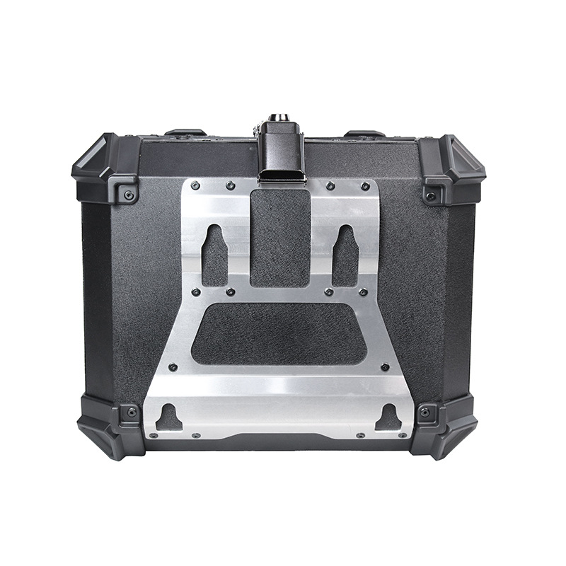 Agua negro tablero de colgante plateado de aluminio caja trasera de motocicleta de gran capacidad scooter Maverick coche eléctrico maletero