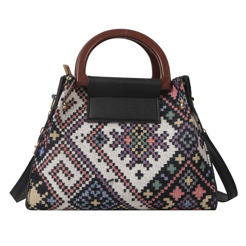 Moda nuevo 2023 Bolso pequeño de las mujeres moda Plaid crossbody bolsa de hombro de lona simple bolso elegante