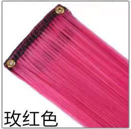 Extensiones de Cabello para Mechas de Fibra de Alta Temperatura, Liso, para Mujeres