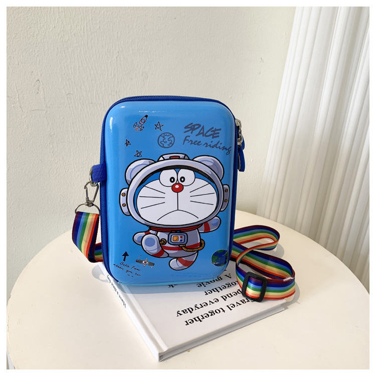 Creativo y simple 2025 nueva tendencia de moda bolso de cáscara de huevo para niños bolso de mensajero de hombro fresco y dulce para mujer de dibujos animados