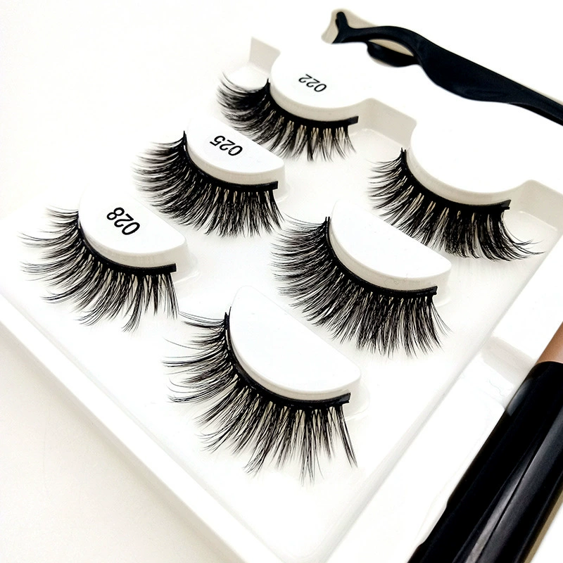 Mixed magnetic eye pencil, curling false eyelashes, natural volume