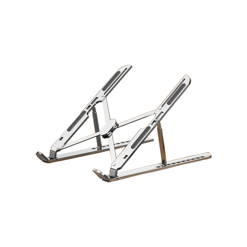 soporte de computadora portátil elevable y plegable para aumentar el soporte de disipación de calor de metal multifuncional de placa plana universal