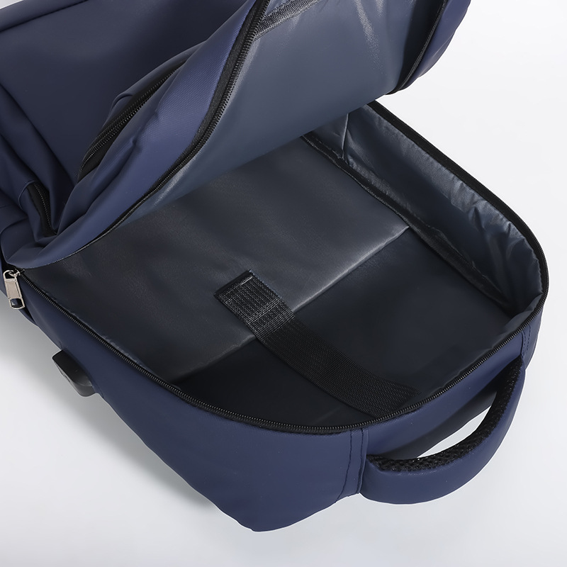 Transfronterizo nuevo estilo 2024 mochila recargable USB de negocios para hombres antirrobo de gran capacidad mochila para computadora de 16 pulgadas al por mayor