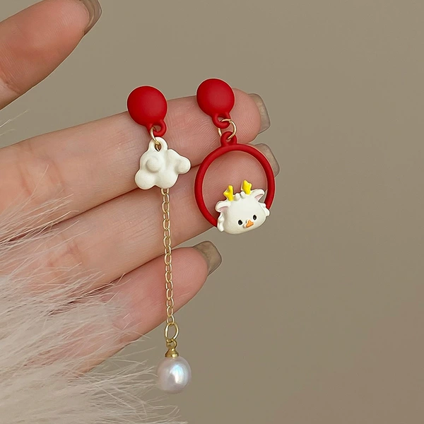 55#Silver needle-red