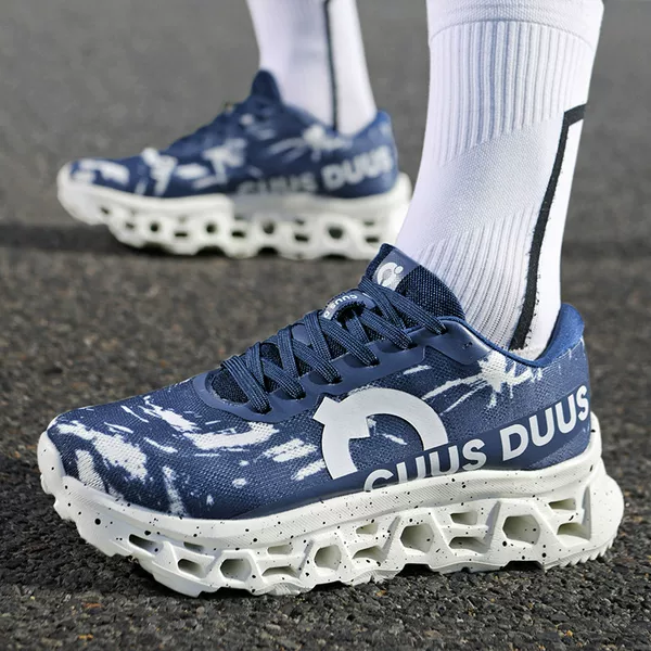 2026 Spring New Low-Top Sports Men's Shoes, Fashionable Cushioning Running Shoes, Outdoor Versatile Lightweight Breathable Men's Trendy Shoes