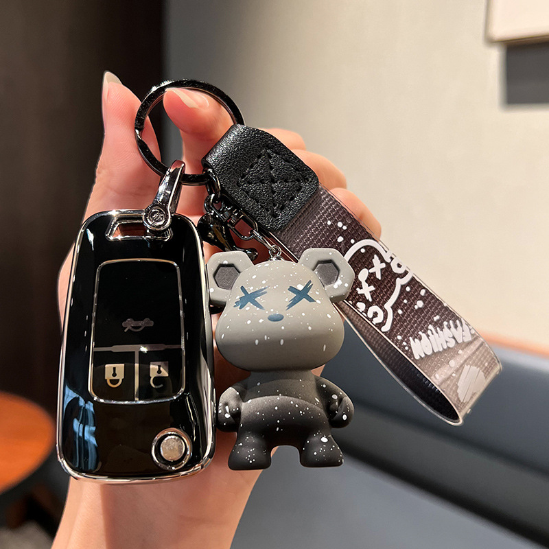 시보레 B 올드 [싱글 쉘 블랙] + 그레이 난폭한 곰 펜던트