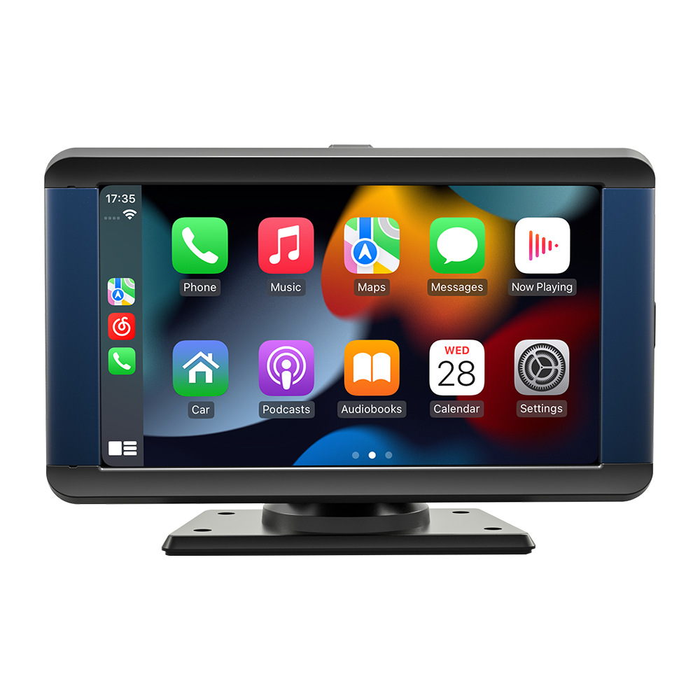 7 pulgadas portátiles reproductor de MP5 en automóviles cámara de registro de conducción incorporada pantalla de carplay