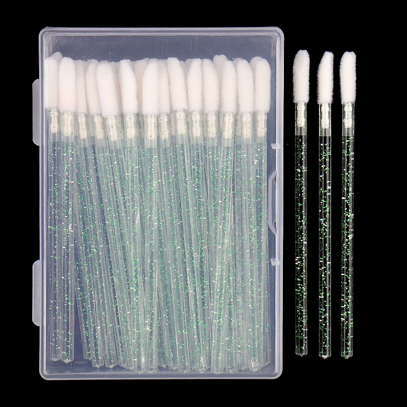 Nylon long lipstick, brush, 50 pieces