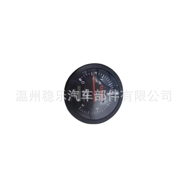 Klass tachometer 4000RPM with hour meter 12V 24V black dial