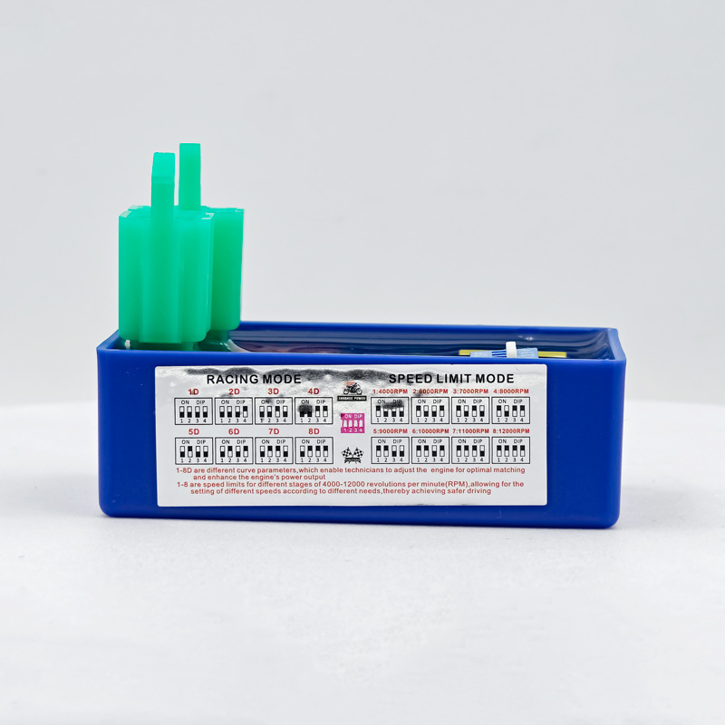 Suitable for Cg125 6-Pin Dc with Dip Dial Switch Motorcycle Igniter, Limit Range 4000-12000