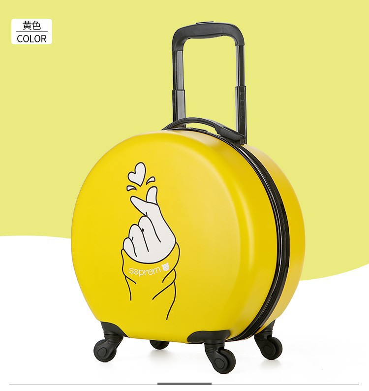 Logotipo impreso de los niños trolley gran capacidad universal rueda equipaje maleta ocio al aire libre fábrica por mayor