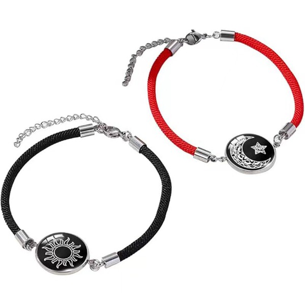 woven bracelet handmade stainless steel for St. Valentine's Day