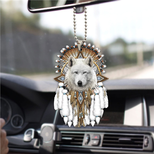 New Acrylic Car Interior Rearview Mirror Decorative Hook, Car Key Chain Backpack Accessory Hook