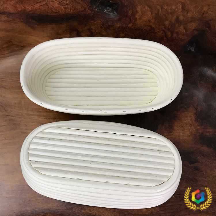 5 Amazon Indonesia Rattan European-Style Fermented Rattan Basket Vietnamese Rattan Weaving Baking Tools Rustic Bread Round Bread Basket