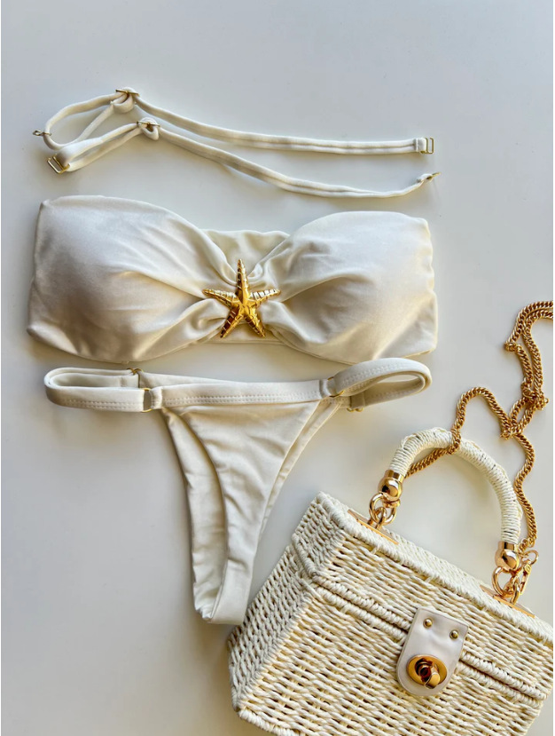 Sexy Brasilianischer Bikini Mit Schmuckelementen Damen Bademode_voghion.com
