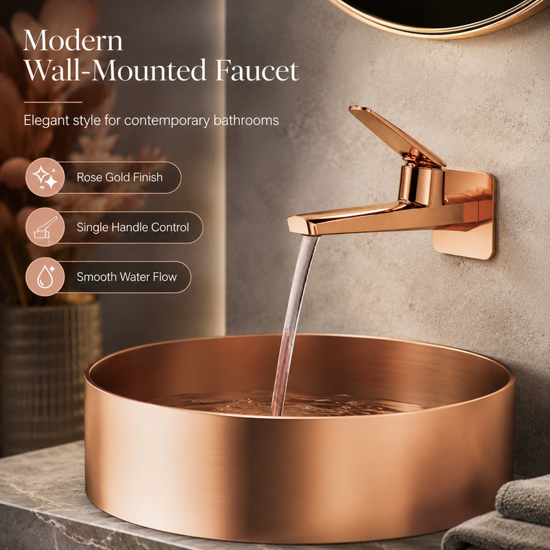 Cross-Border Gold Rose Gold Export Kitchen Hot and Cold Water Faucet 304 Stainless Steel Washbasin Sink Faucet Cross-Border Gold Rose Gold Export Kitchen Hot and Cold Water Faucet 304 Stainless Steel Washbasin Sink Faucet