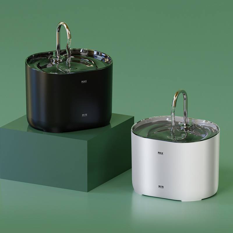 Explosión transfronteriza mascota inteligente dispensador de agua de circulación automática de agua viva gato y perro nuevo alimentador de agua para gatos image 4