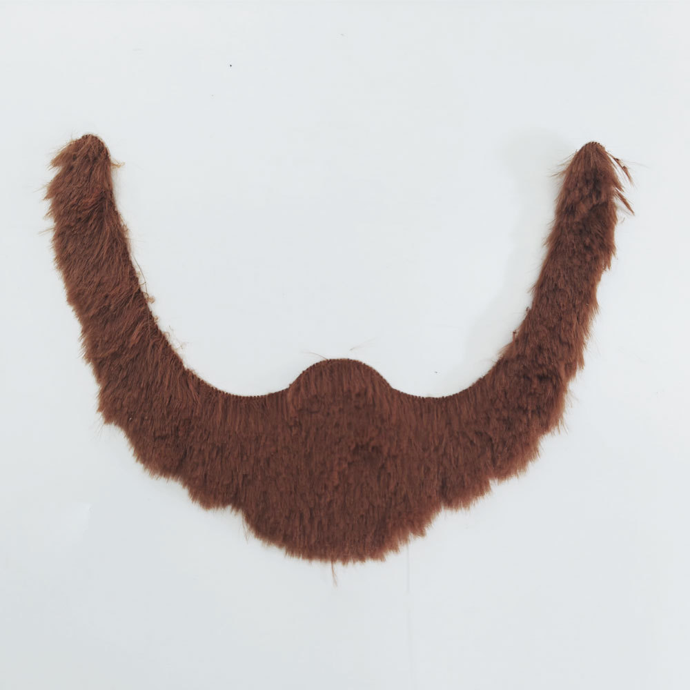Accesorios de barba falsa de Halloween, suministros para fiestas, disfraces, simulación, barba falsa negra, barba de ocho caracteres