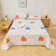 Old Coarse Cloth 100 Raw Cotton Bed Sheet Single Piece Dormitory Summer Single Cotton Thickened Bed Sheet Student Pillowcase Three-piece Set