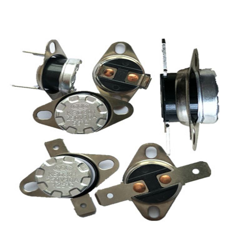 厂家直供ksd301温控器 温控开关 热保护器 温度开关 110度120度