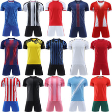 跨境爆款2526赛季足球服光板套装成人儿童球衣曼城迈阿密巴萨皇马