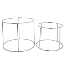 加粗不锈钢锅架锅垫置物架炒锅防烫加高双层高脚两层干锅架披萨架