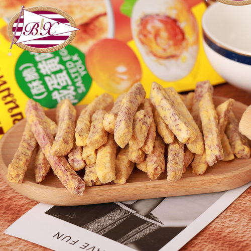 Boxiang BX Thai-style taro strips 100g bagged children's delicious Internet celebrity snacks taro dried fruit and vegetable crisps