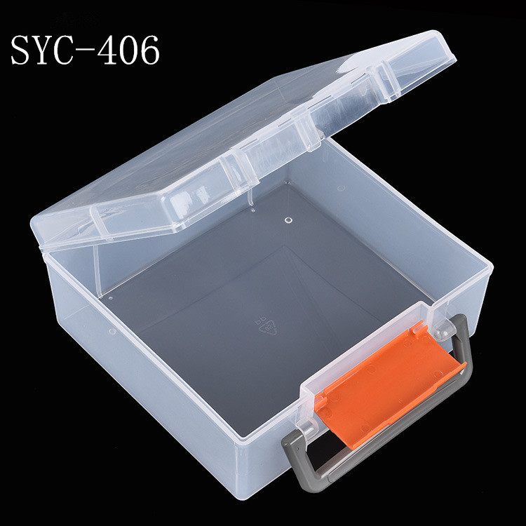 PP caja de plástico portátil caja de embalaje de juguete caja de almacenamiento de necesidades diarias caja de almacenamiento engrosada puede agregar patrones para establecer color