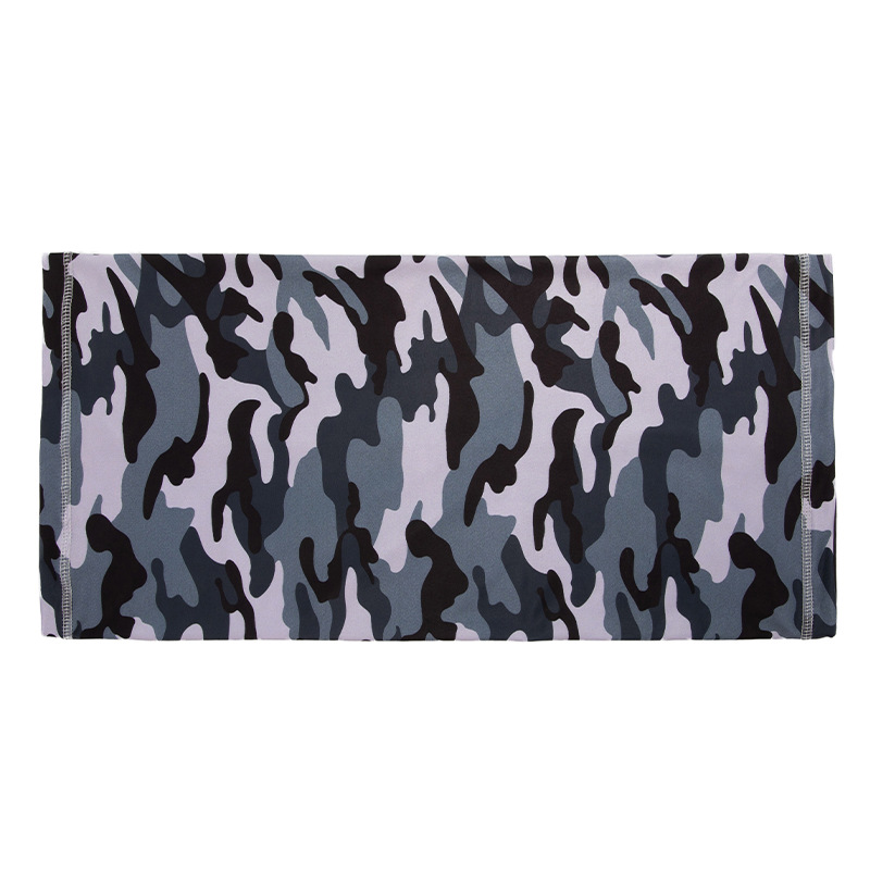 Ciclismo máscara de protección solar Sombrilla de seda de hielo máscara de protección UV de viaje al aire libre pañuelo mágico bufanda elástica de secado rápido