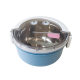 Round portable lunch box cartoon cute student lunch box with lid tableware lunch box high color value wholesale