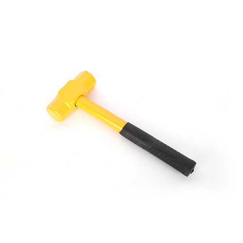 Manufacturer wholesale octagonal hammer, stone masonry hammer, hand hammer, steel pipe handle, plastic handle, shockproof handle, sledge hammer, wooden handle conjoined hammer