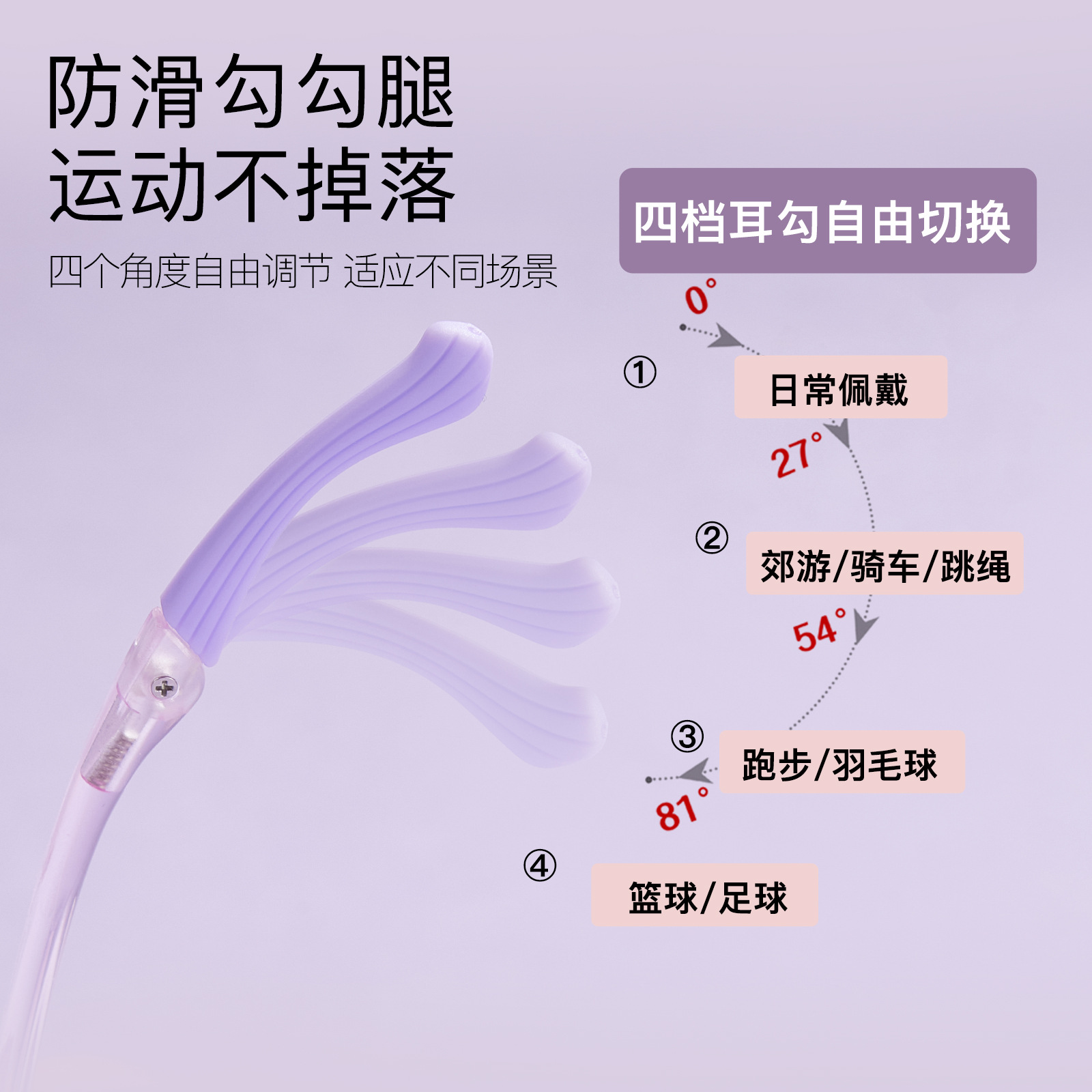 Estudiantes adolescentes retrógrado marco redondo gafas TR marco de gafas 4 ajuste de piernas de gancho con grado Danyang con gafas