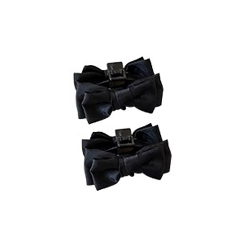 Clip de cabello de arco negro pequeña princesa cabeza agarrando clip de cabello de alta calidad para mujeres frises cortas clip de cabello lateral pinza de cabello