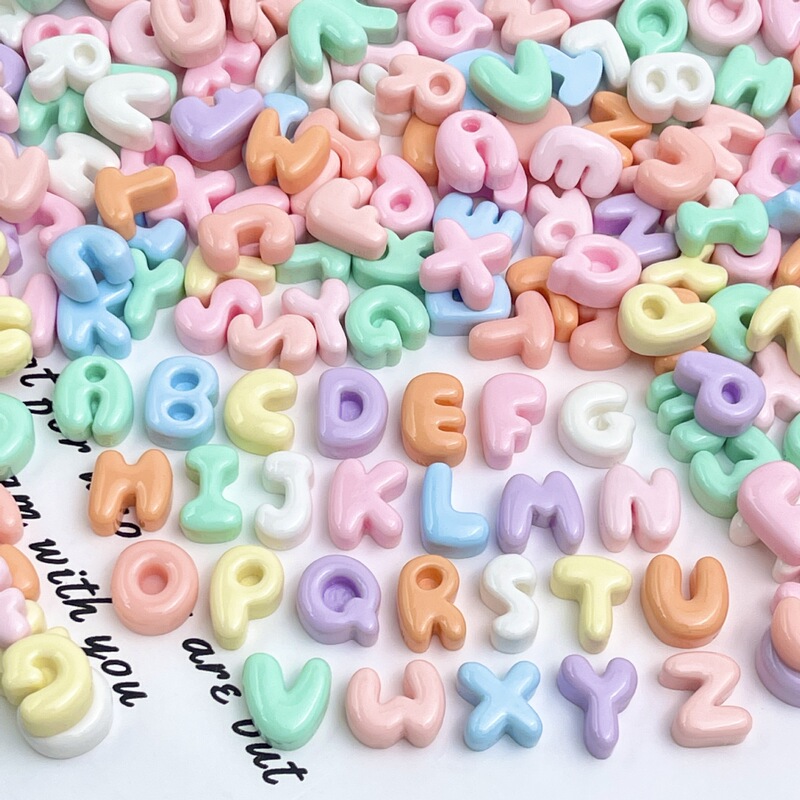 All-match high-quality Macaron English letters Arabic numerals milk brown letters jewelry cream glue resin accessories All-match high-quality Macaron English letters Arabic numerals milk brown letters jewelry cream glue resin accessories