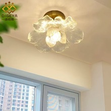 花瓣玄关过道灯创意艺术法式复古走廊楼梯衣帽间阳台入户吸顶灯