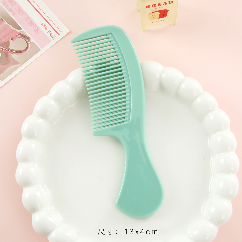 Nuevo mini peine simple portátil lindos peine de peluquería de plástico casero peinado de cabello largo para mujeres peinado recto