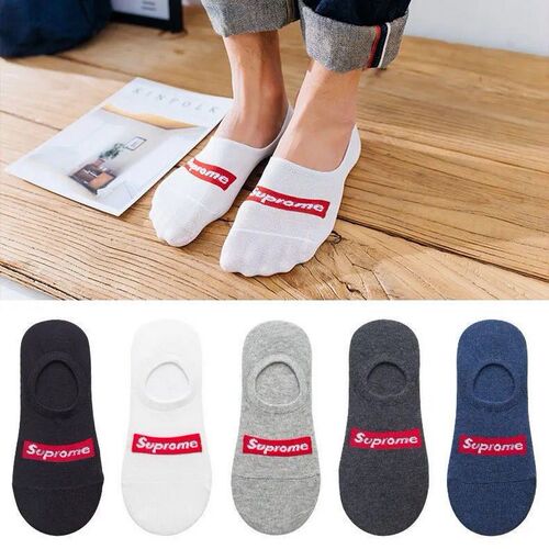 Spring and summer thin invisible socks men's shallow boat socks non-slip silicone non-falling solid color cotton socks manufacturer wholesale