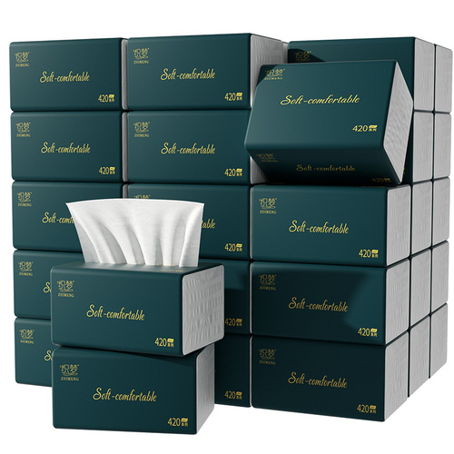 60 packs of tissue paper, whole box of raw wood pulp paper towels, wholesale affordable napkins, household paper, toilet paper for home use