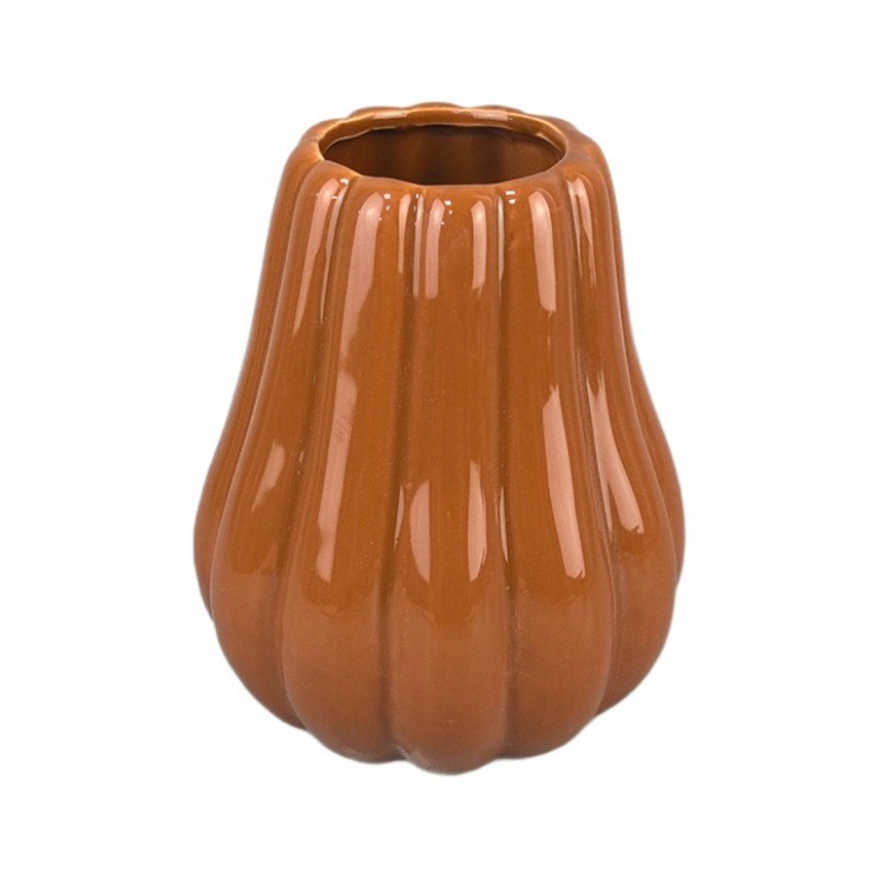 Arquivos de flores nórdicos decorativos de cerámica lujosos decorativos suaves de alta calidad decorativos nicho vasos de calabaza