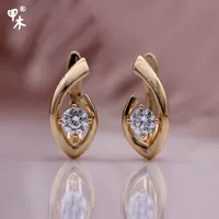 Модная золотая упаковка, серьги в корейском стиле, оптовая продажа