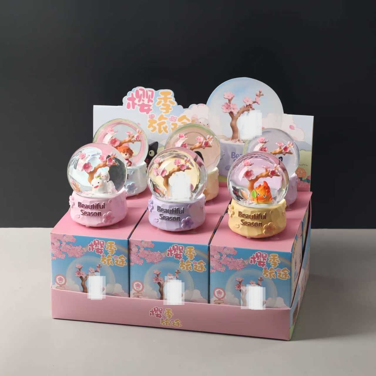 A6503 cherry season journey crystal ball one color box (6 pieces)