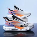 男士春秋新款跑步鞋男体育高弹超轻跑鞋防滑透气网面休闲运动鞋男