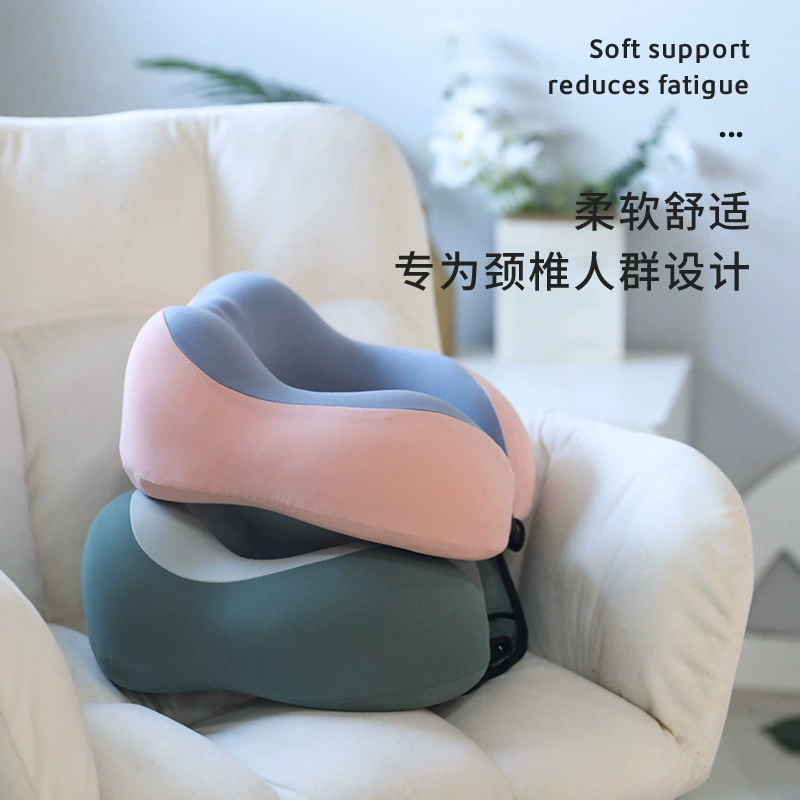 Summer silk handheld neck pillow for traveling for sleep, with neck protection, wholesale