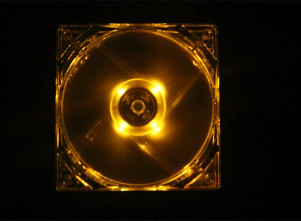Transparent yellow lamp