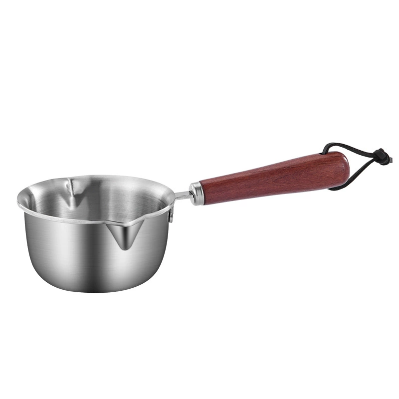 316 stainless steel oil-splashing small pot Internet celebrity special artifact hot oil mini milk pot pouring oil pouring non-stick pan