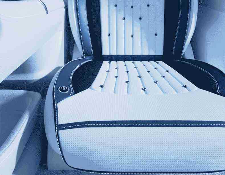Car Seat Cushion and Cover, Universal for All Seasons, Cooling Seat Cushion, Car Backrest Cooling Pad, Air-Absorbing and Breathable with Fan