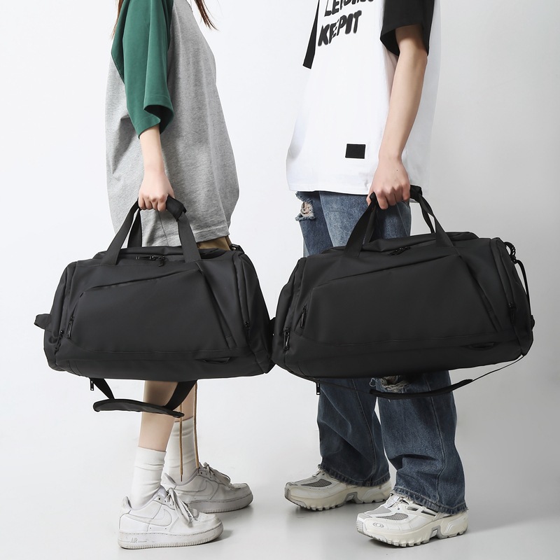 Gran capacidad fitness bolsa hombres entrenamiento de baloncesto mochila deportes portátil húmedo y seco separación viaje equipaje bolsa de viaje en stock